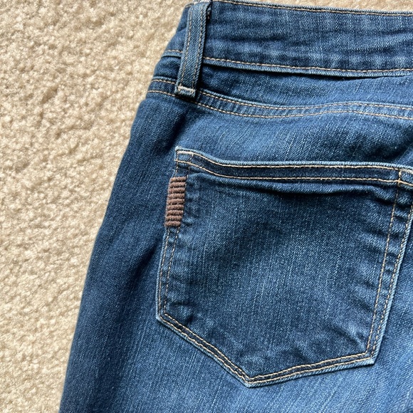 Paige size 29 inch waist low rise flare jeans has stretch - Canyon boot - Picture 7 of 9